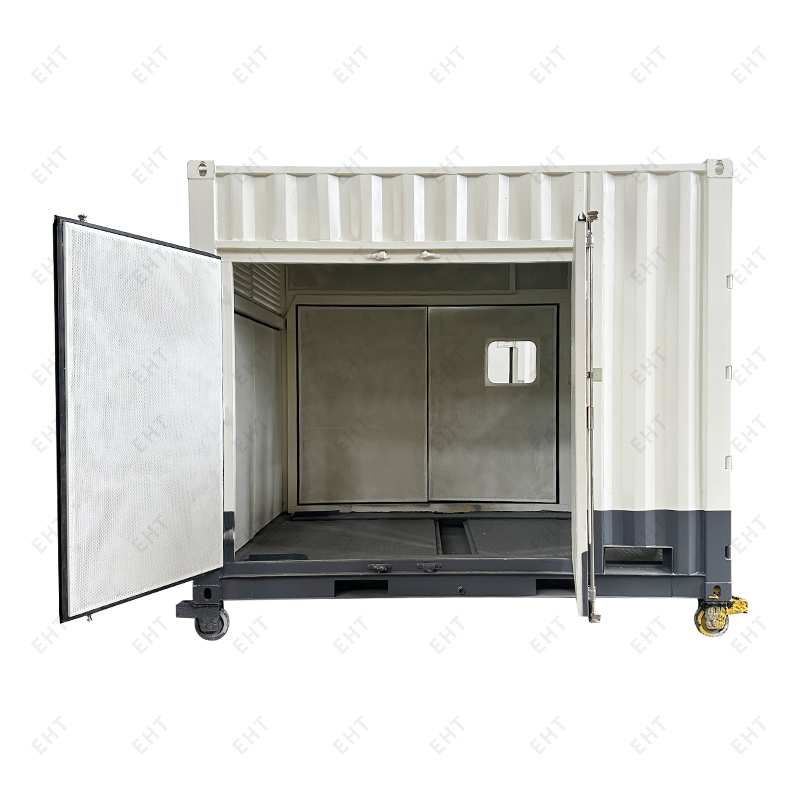 Prilagođeno kućište zračnog kompresora od 12 stopa sa sustavom za prikupljanje ulja i vode