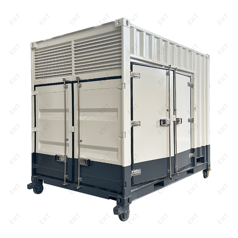 Prilagođeno kućište zračnog kompresora od 12 stopa sa sustavom za prikupljanje ulja i vode