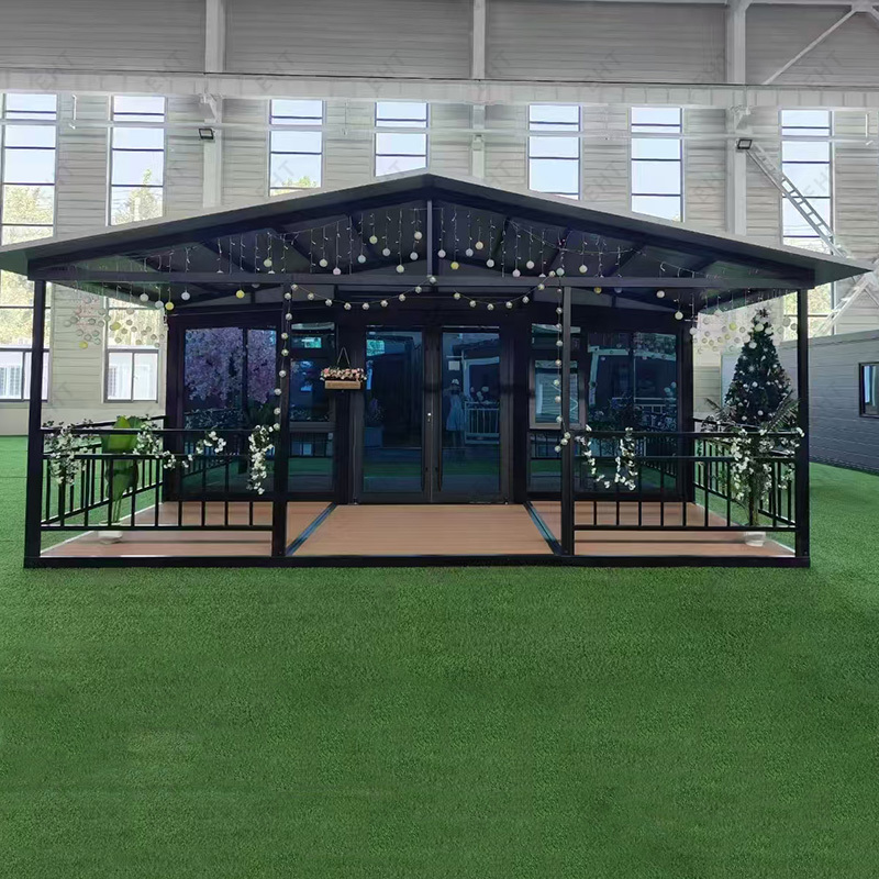 Montažna mobilna stambena jedinica s dvokrilnim proširivim kontejnerima od 20 stopa