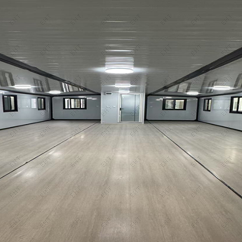 Montažna modularna stambena jedinica s dvostrukim krilom i proširivom kontejnerskom kućom od 40 stopa